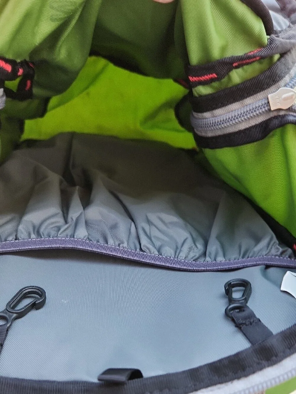 REI Green and Gray Youth Hiking Backpack